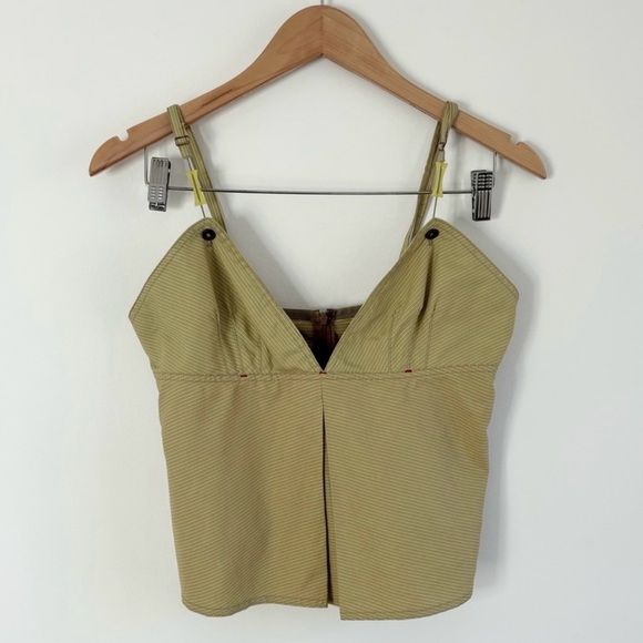 Y2K Cop.Copine V-Neck Grunge Tank Top - Picture 2 of 12